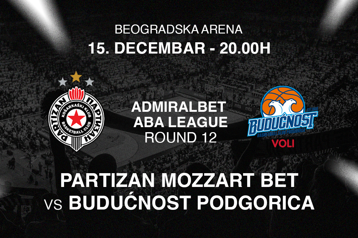 KK PARTIZAN - KK BUDUCNOST :: Štark arena