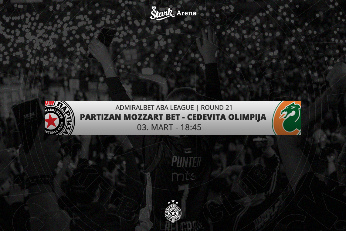 PARTIZAN MOZZART BET - CEDEVITA OLIMPIJA :: BarbarianCMS - Custom CMS